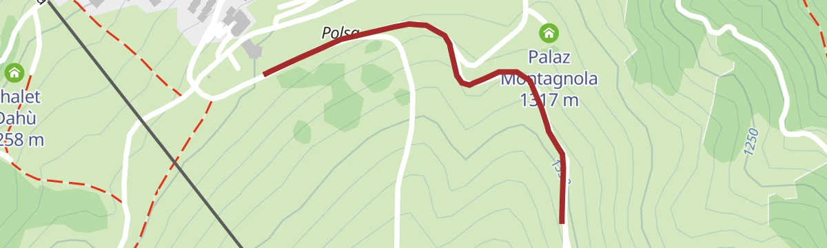 Route map: Brentonico Ring - Polsa Variant - Vignola | 1946